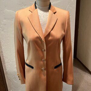 Escada by Margaretha Ley vintage mustard/camel colored blazer size 36 (US 6)